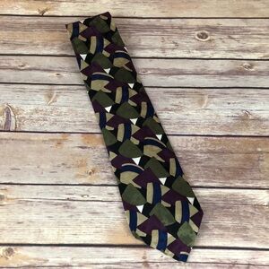 Ziggurat by Mulberry Neckwear Geometric Tie